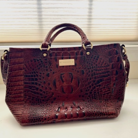 Brahmin - Woman’s Red Melbourne Mini Asher Satchel - Picture 1 of 3